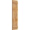 Ekena Millwork Joined Board-n-Batten Shutters w/Z-Bar, Rough Sawn Western Red Cedar, 16 1/8W x 61H, PR RBJ06Z16X061RWR - alternate 2